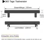 25x LONTAN 128 mm ročaji za kuhinjske omarice - slika 2