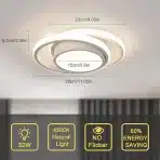 COMELY LED stropna svetilka 32W - slika 3