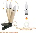 20x YUNSHENG LED božične sveče za božično drevo z daljinskim upravljalnikom - slika 5