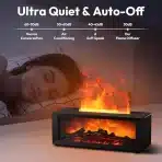PEELANMALL aroma difuzor z LED plamenom in daljinskim upravljanjem - slika 3