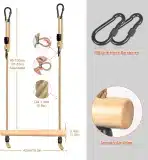 LYNDWIN lesena trapezna gugalnica za otroke - 42 cm - slika 3