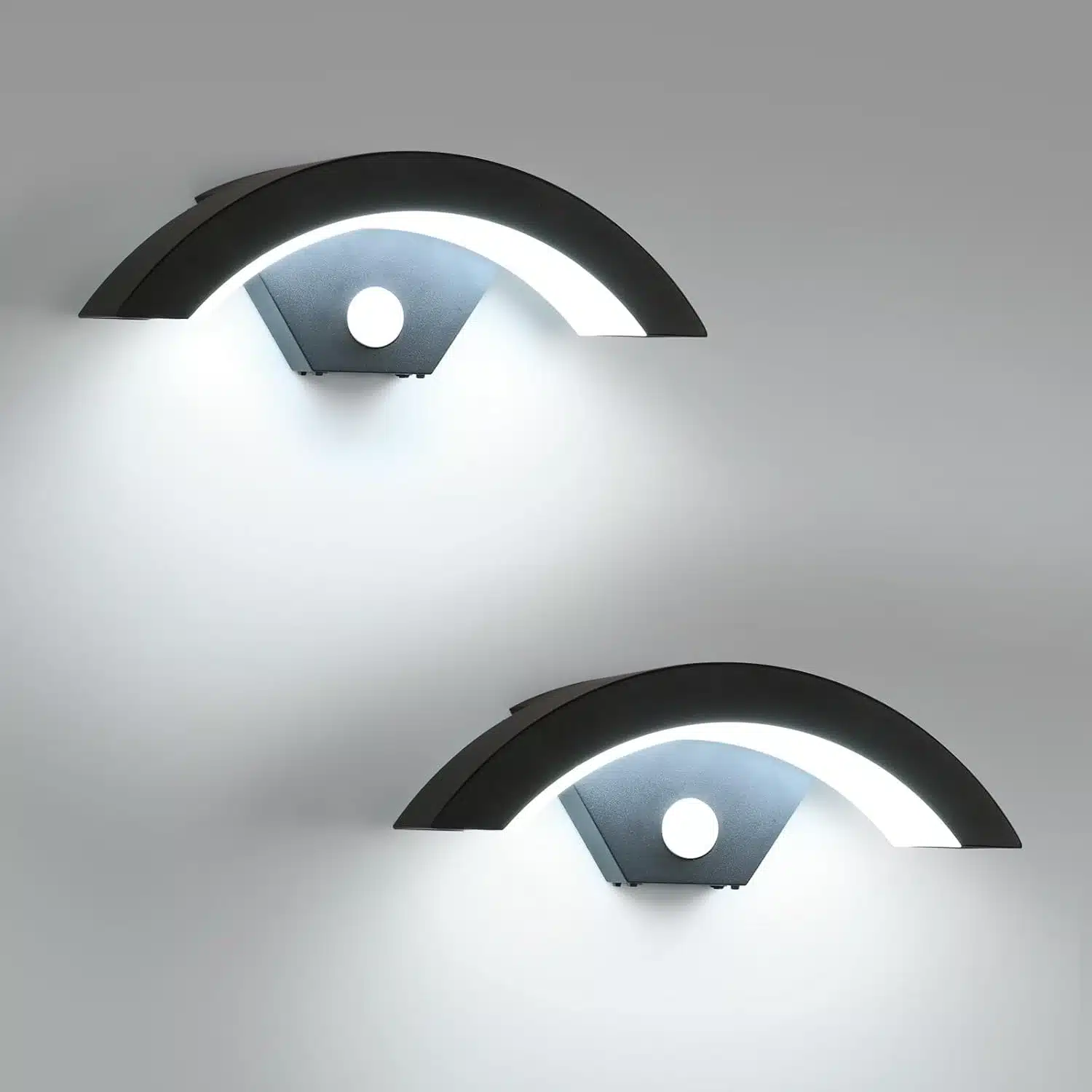 61NId7q4wqL._AC_SL1500 2x COMELY LED zunanja stenska svetilka s senzorjem - slika 1