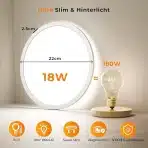 2x MATANE LED stropna svetilka 18W - slika 3