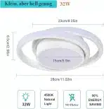 COMELY LED stropna svetilka 32W - slika 2