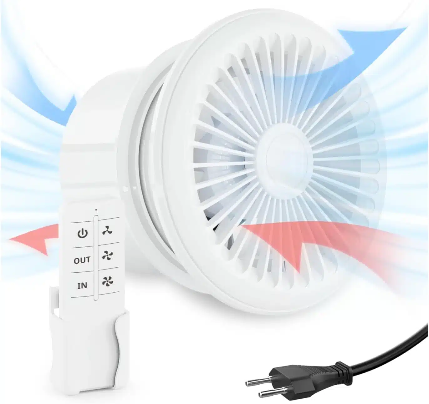 61WtwF7N80L._AC_SL1500 HG POWER dvosmerni kopalniški ventilator z daljincem 100mm - slika 1