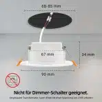 6x ILC pametni vgradni LED reflektor 8W - slika 3