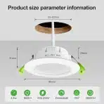 12x GY LED vgradna svetilka - slika 2