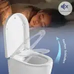 IDEALHOUSE WC deska D-oblike z otroškim sedežem in počasnim zapiranjem - slika 3