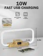 CRLL 3-v-1 nočna svetilka z brezžičnim polnjenjem - slika 4