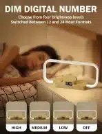 CRLL 3-v-1 nočna svetilka z brezžičnim polnjenjem - slika 3