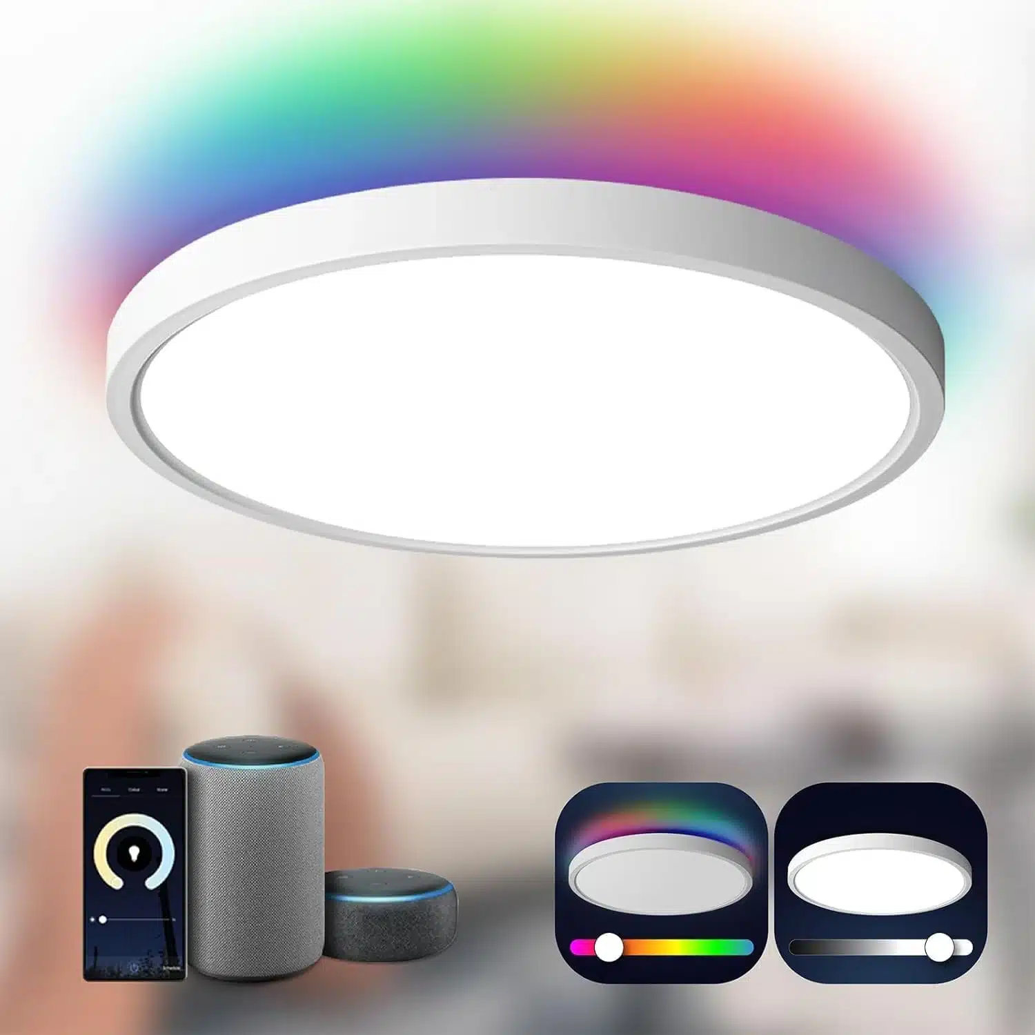 61jPAbYEoDL._AC_SL1500 ANTENLICHT 30 cm pametna LED stropna svetilka - slika 1