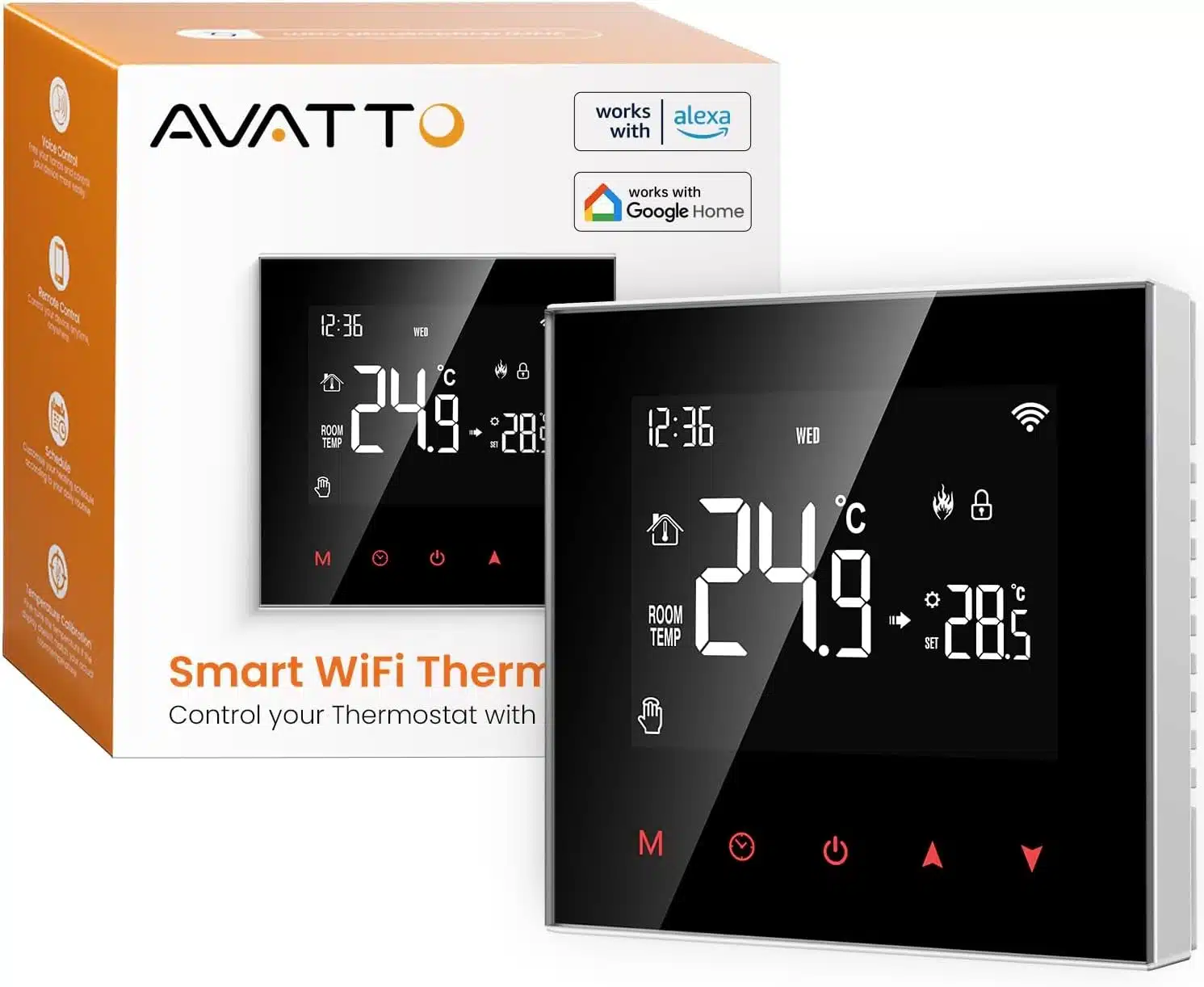 61kqA-UPRmL._AC_SL1500 AVATTO Pametni WiFi termostat za vodno talno gretje - slika 1