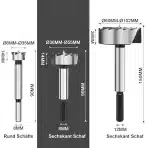 MOXPIFY Forstner sveder za les 60mm - slika 2