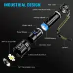 2x GLARYLIGHT LED polnilna svetilka 1.000.000 lm - slika 4
