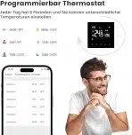 AVATTO Pametni WiFi termostat za električno talno gretje - slika 2