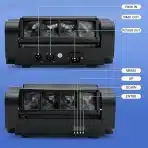 AREYOURSHOP 80 W Spider moving head DMX svetlobni reflektor - slika 4