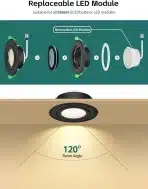 6x KYOTECH LED vgradni reflektor 5W IP65 4000K - slika 2