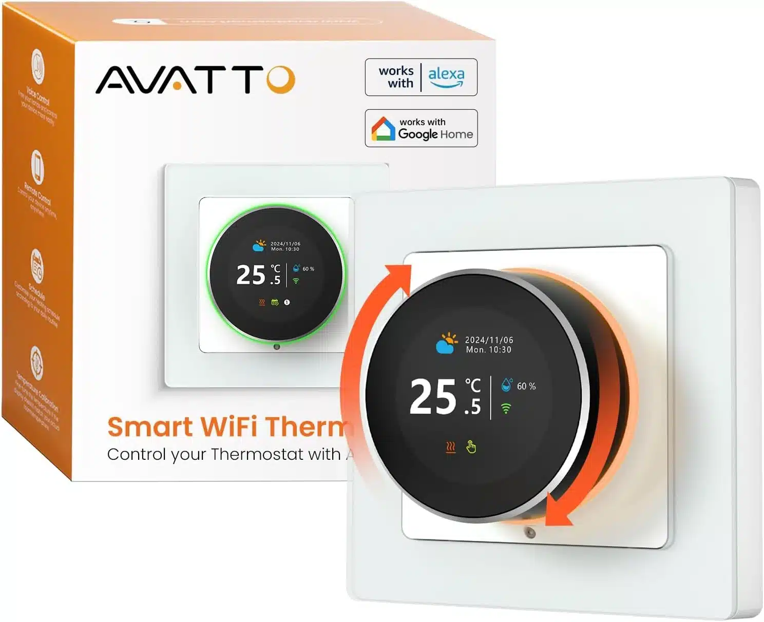 61rxwhPrGvL._AC_SL1500 AVATTO Pametni WiFi termostat za vodno talno gretje 55x55mm - slika 1
