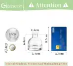 28x GLASSEAM Mini steklena vaza za dekoracijo - slika 3