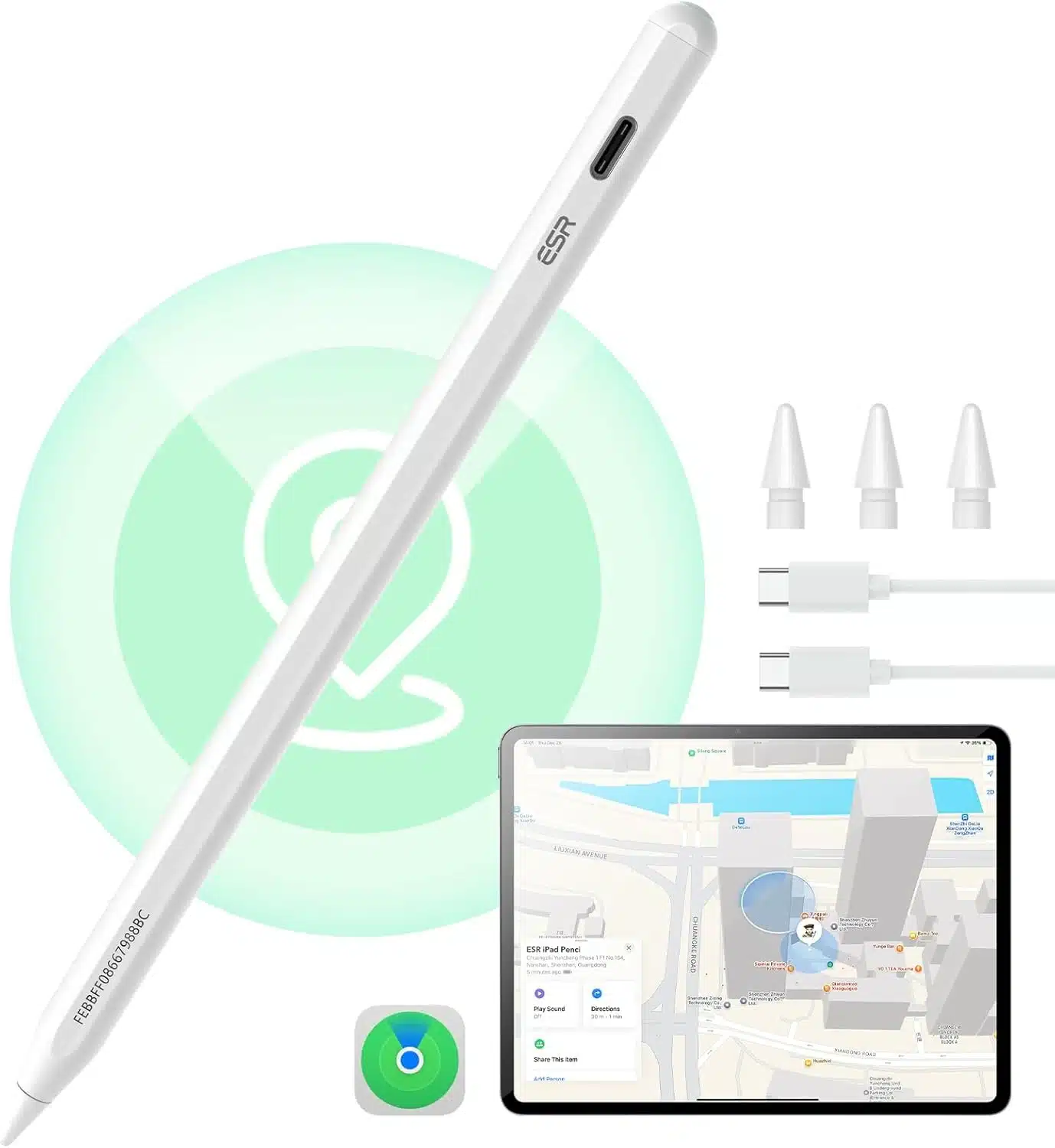 61uhttNrz L._AC_SL1500 ESR Digital Pencil Pro za Apple iPad - slika 1