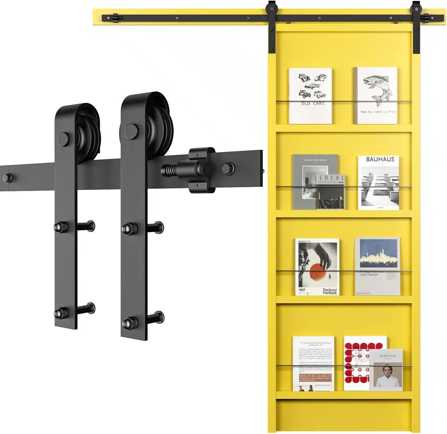 61vqWqH3oFL._AC_SL1500 WOLFBIRD sistem za drsna lesena vrata 173cm - slika 1