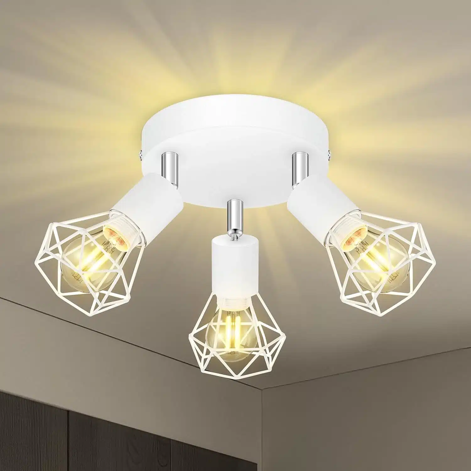 61xX-FMebOL._AC_SL1500 AUQUEE stropni reflektor s 3 grli E14 - slika 1