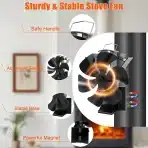 TOMERSUN magnetni ventilator za peč s termometrom - slika 6
