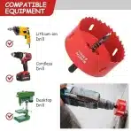 RUNXINDA bimetalna kronska žaga HSS M42 80 mm - slika 4