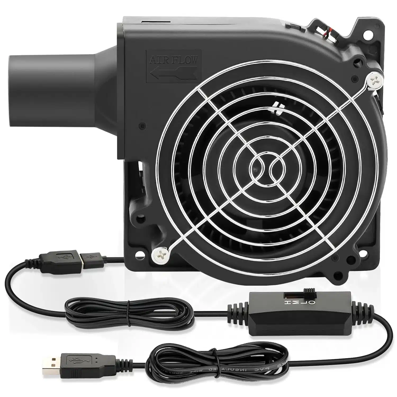71-vvNxjrgL._SL1500 WATHAI USB centrifugalni ventilator z regulatorjem hitrosti 120mm - slika 1