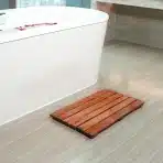VAEFAE lesena podloga za tuš 33 × 50,8 cm - slika 3