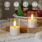 8x ZEVANOR LED svečke brez plamena z daljincem - slika 2
