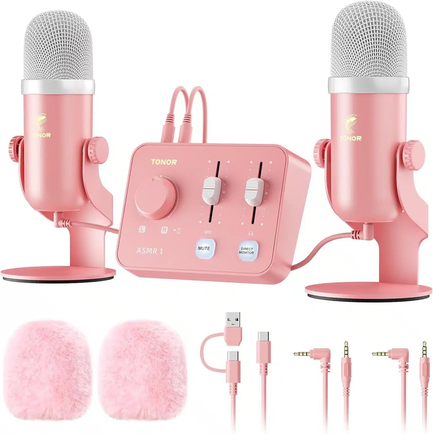 711r-M4-TDL._AC_SL1500 (1) TONOR podcast mikrofon set z avdio vmesnikom - slika 1