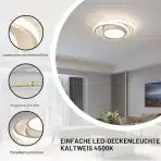 COMELY LED stropna svetilka 32W - slika 4