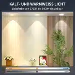 6x DUSKTEC 92mm pametni LED vgradni reflektor - slika 3