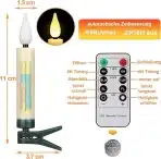 30x YUNSHENG brezžične LED božične svečke z daljincem - slika 5