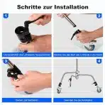 3x SOONPHO Kolesa za C-stand fotografsko stojalo 25mm - slika 5