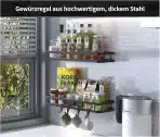 2x COUWILSON stenski organizator za začimbe 40cm - slika 2