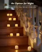 6x HOMEMORY LED čajne svečke z daljincem - slika 2