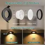 6x KYOTECH LED vgradni stropni reflektorji 5W - slika 4