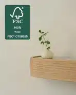 KAZAI minimalistični stenski obešalnik za ključe z polico - slika 4