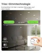 6x ALUSSO 94,5 mm LED vgradni reflektor - slika 5