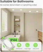 6x ALUSSO 85mm LED vgradni reflektor - 7 W - slika 5