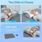 HOMCA 2-in-1 ergonomska vzglavna blazina iz spominske pene - slika 2
