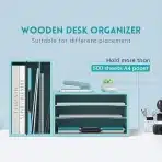 SUPEASY 3-nadstropni namizni organizator za dokumente - slika 5