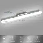 KINGWEN 60 cmLED svetilka za ogledalo 12 W 6000 K - slika 3