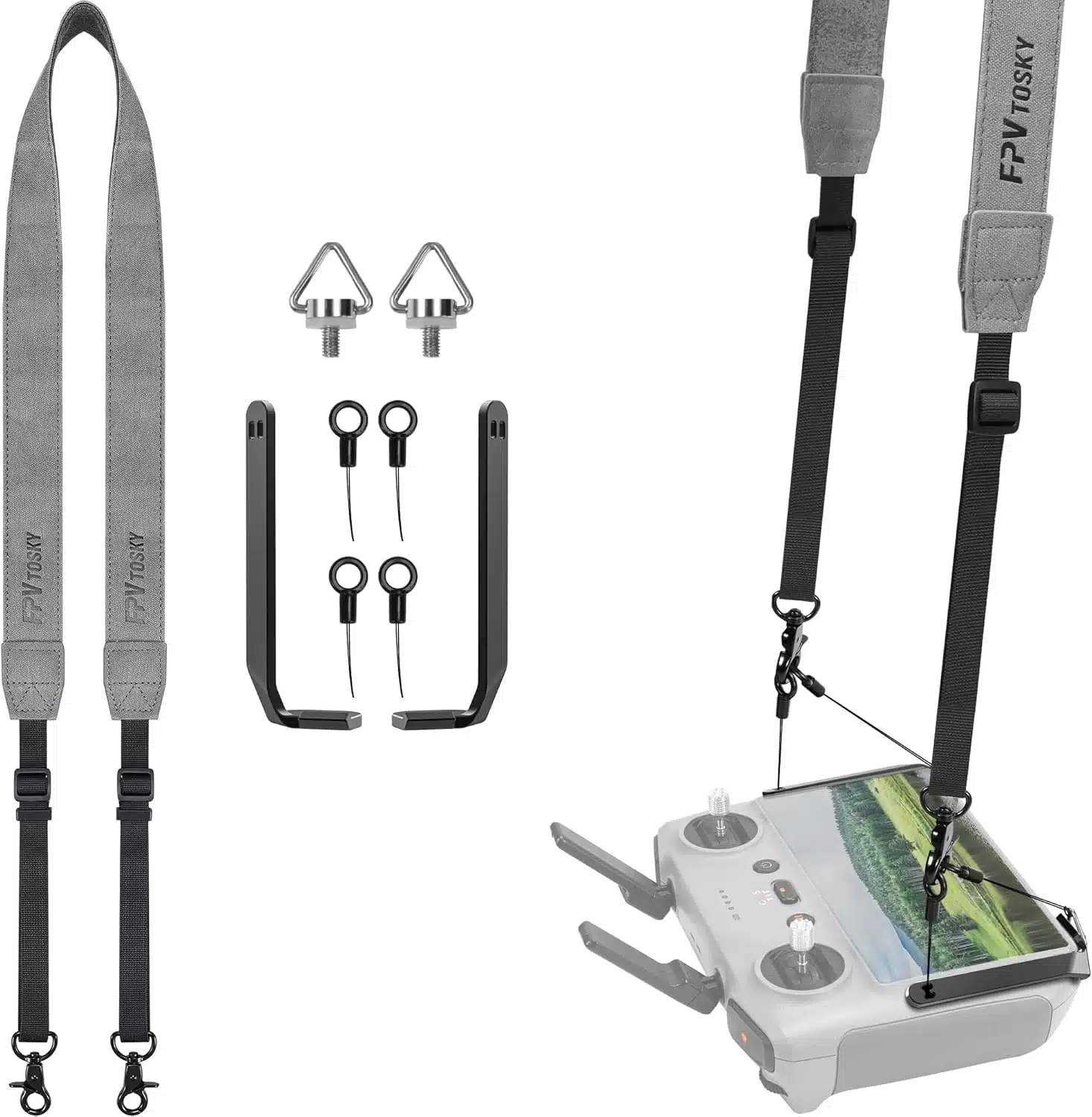 71FBi2AR4uL._AC_SL1500 FPVTOSKY nosilni trak za DJI RC/RC 2 krmilnik z balansirnim nosilcem - slika 1