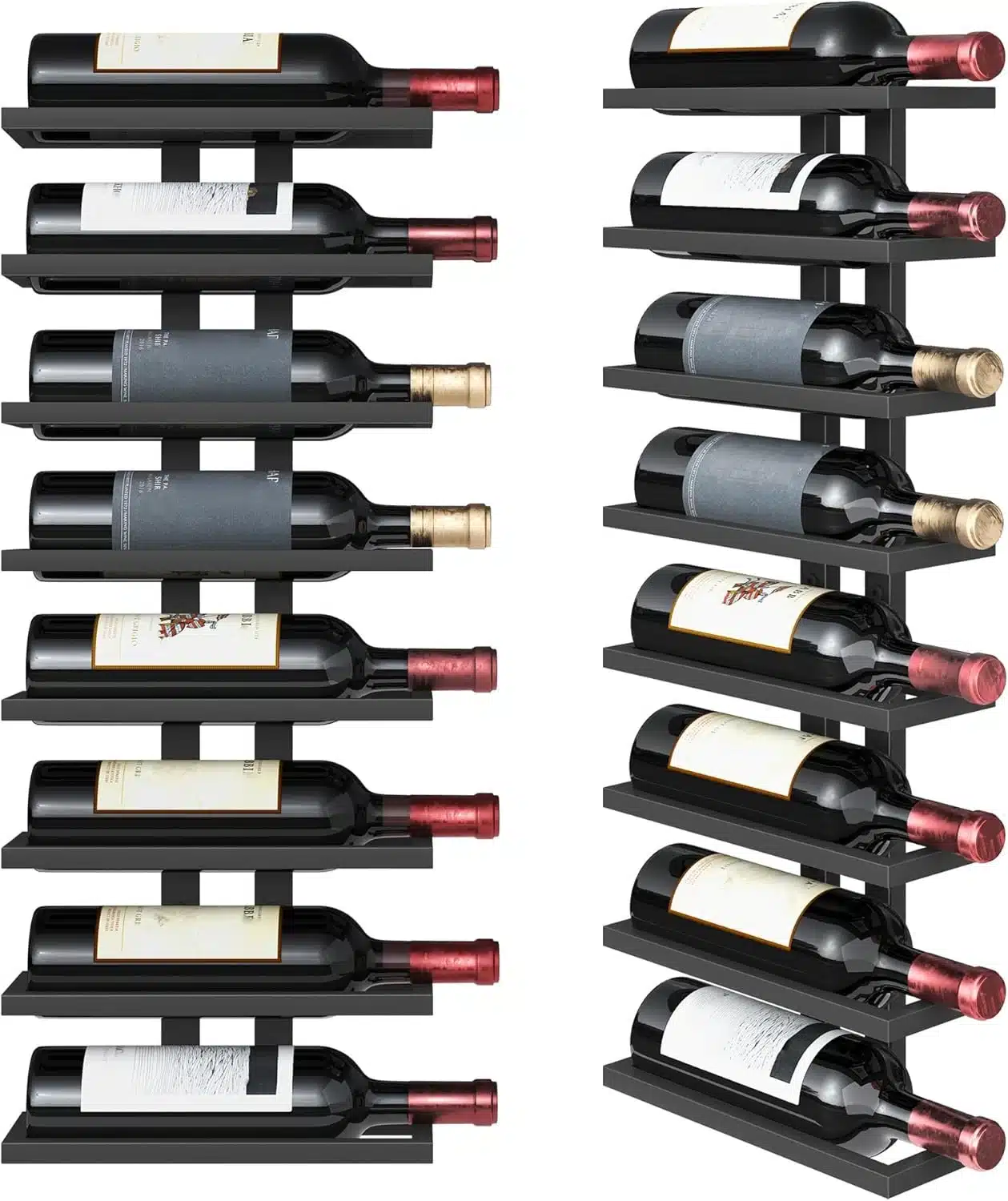 71J-tciIziL._AC_SL1500 FAVOOSTY stenski kovinski nosilec za vino 8 stopenj - slika 1