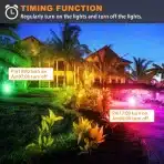 2x ILC 15 W RGBW LED reflektor z aplikacijo - slika 4