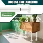 4x AMOJA nastavljive kovinske nogice za pohištvo 18–32 cm - slika 2