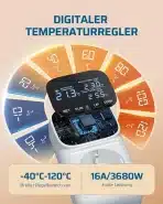 DEWENWILS 230 V termostatska vtičnica s temperaturnim senzorjem - slika 5